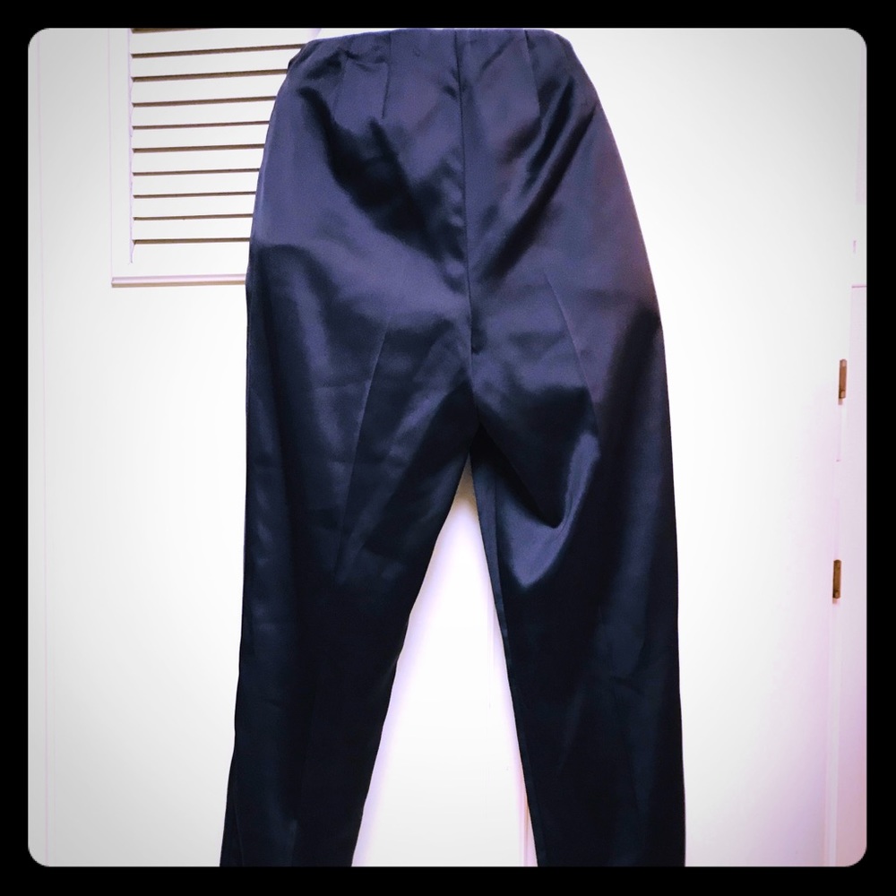Black Satin Vince Camuto Pants Sz 4